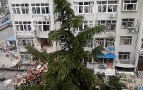 突發(fā)！青島一居民樓發(fā)生爆燃！已造1人死亡，7人受傷！3公里外有震感…